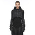 JULIUS 917STU2 Black / Hooded Gauna Vest